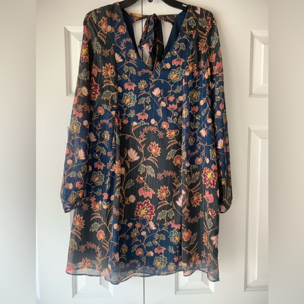 BCBGeneration, pretty, flowy dress. Sheer & lined
Sz M
Excellent Condition